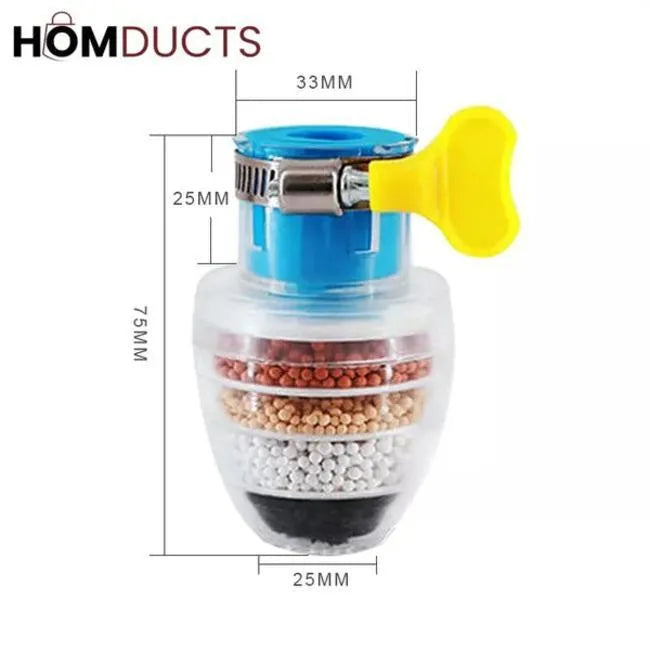 Water Purifier for Kitchen Tap with 5-Stage Filtration