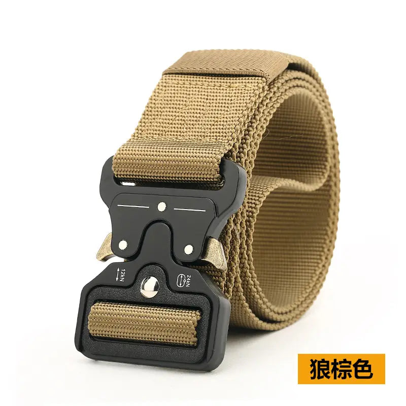 4.5cm Tactical Nylon Belt Black Quick Release