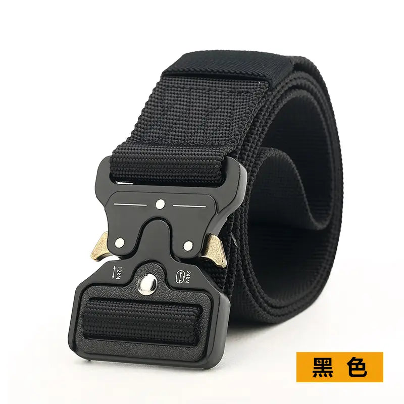 4.5cm Tactical Nylon Belt Black Quick Release
