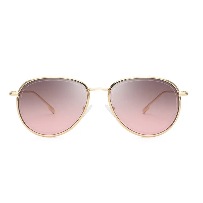 Women Aviator Sunglasses Gold Frame UV Protection