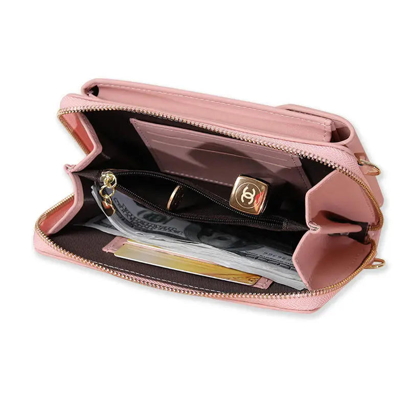 New Arrival Touch Screen Cell Phone case Purse Small Crossbody Lady Handbags PU Leather Women Shoulder Purse Wallet for Phones