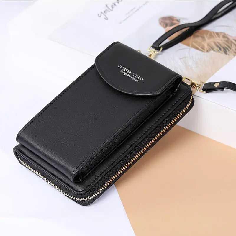 New Arrival Touch Screen Cell Phone case Purse Small Crossbody Lady Handbags PU Leather Women Shoulder Purse Wallet for Phones