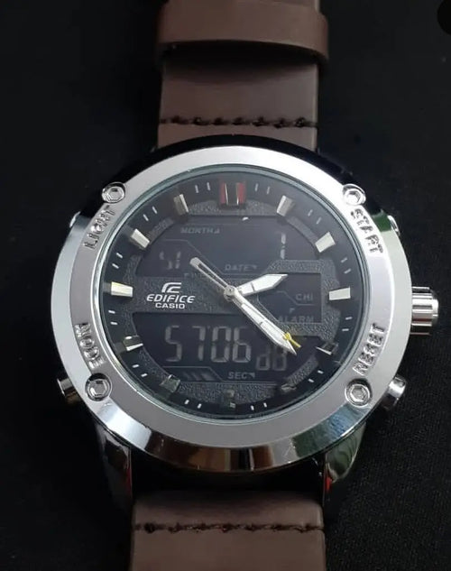 CASIO EDIFICE ANALOG WITH DIGITAL DISPLAY PREMIUM QUALITY