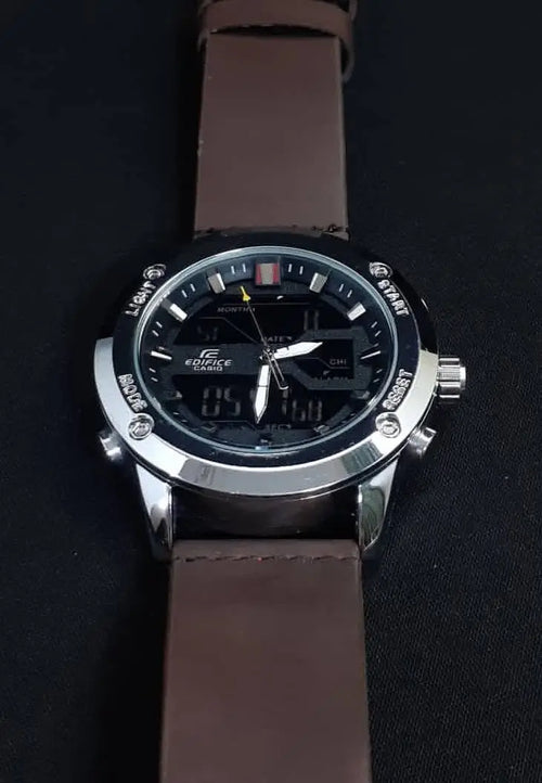CASIO EDIFICE ANALOG WITH DIGITAL DISPLAY PREMIUM QUALITY