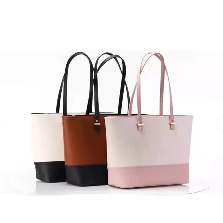 Women's Faux Leather Embroidered Tote Bags