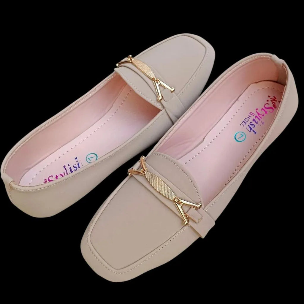 Women Synthetic Leather Formal Pumps Off-White Size 7-10