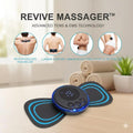 Compact TENS EMS Butterfly Massager Black Wireless Rechargeable