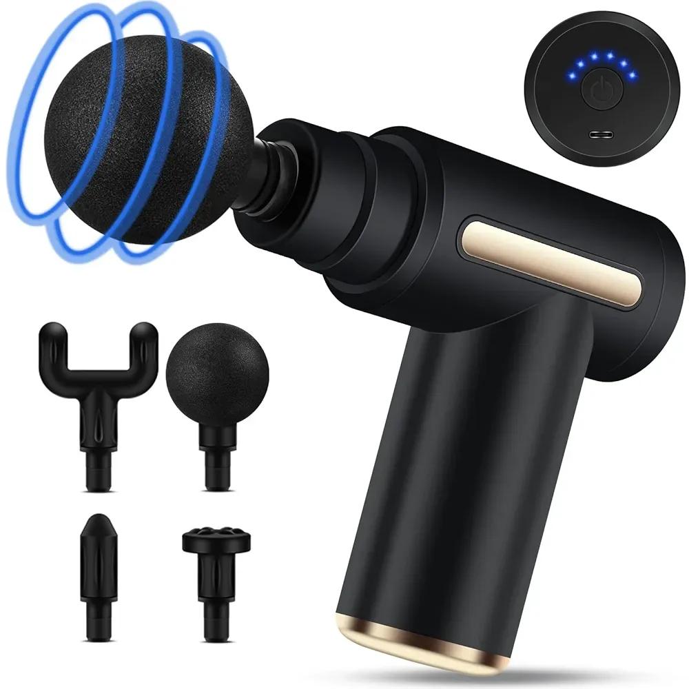 Mini Massage Gun Black Portable Muscle Relief