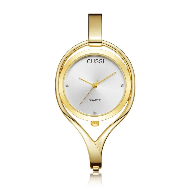 Elegant Ladies Bracelet Watch, Women Watch, Creative Hollow Stainless Steel Wristwatch, Simple Quartz Watch, Exquisite Gift
