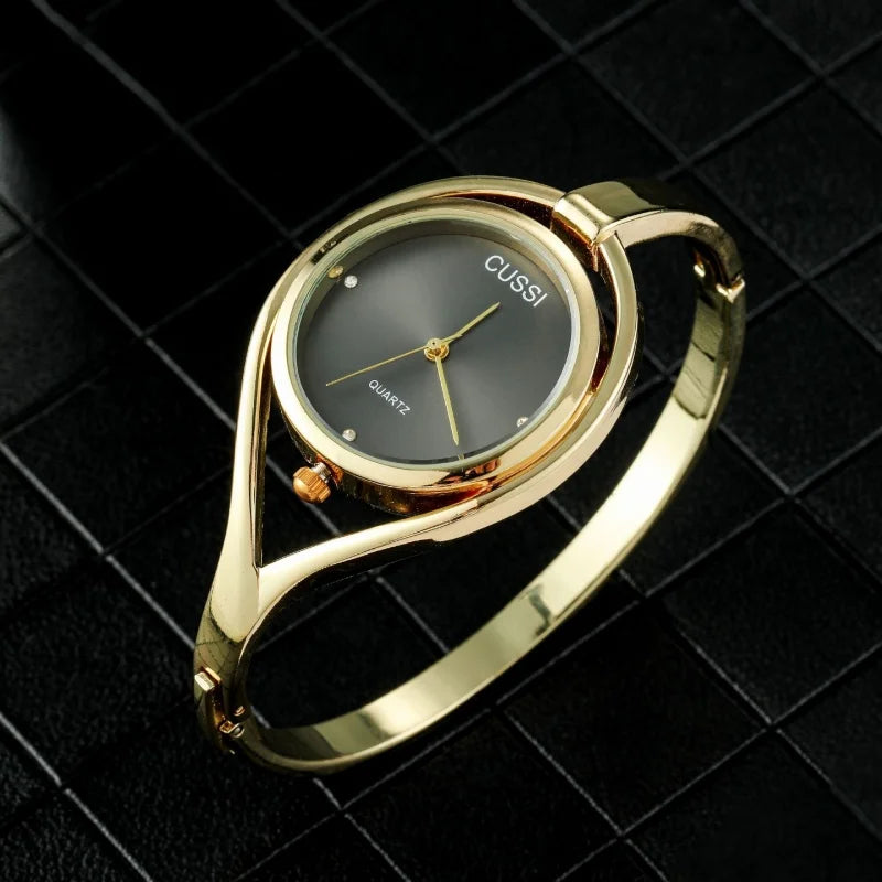 Elegant Ladies Bracelet Watch, Women Watch, Creative Hollow Stainless Steel Wristwatch, Simple Quartz Watch, Exquisite Gift