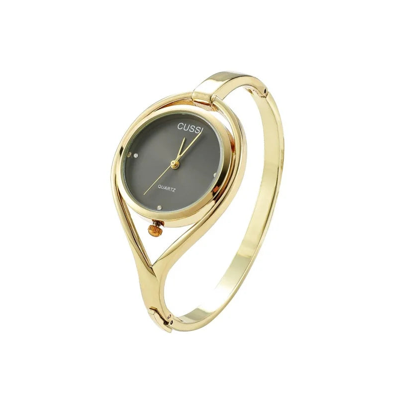 Elegant Ladies Bracelet Watch, Women Watch, Creative Hollow Stainless Steel Wristwatch, Simple Quartz Watch, Exquisite Gift